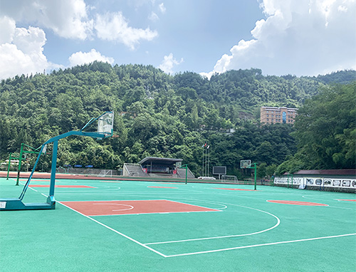 酉阳实验中学myball迈博体育平台app篮球场